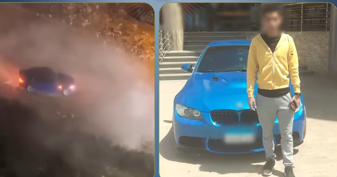 ضبط قائد سيارة بعد أداء حركات استعراضية وتعطيل الحركة المرورية بالغربية